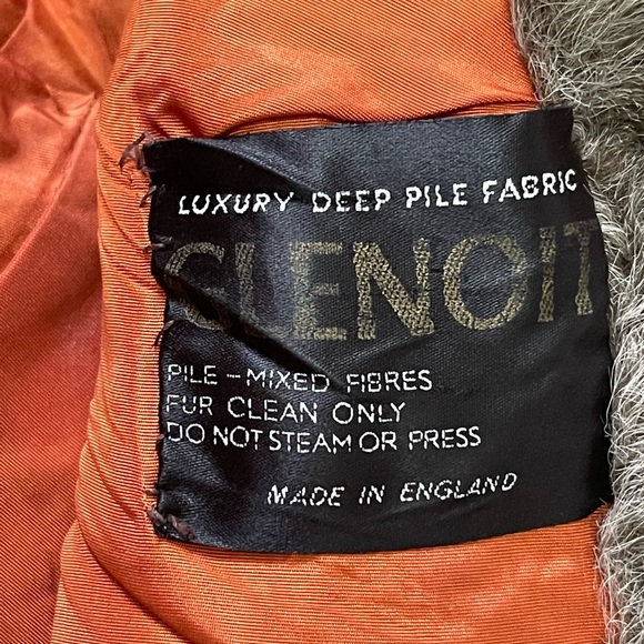 VINTAGE GLENOIT FAUX FUR JACKET FROM around the 1960’s MADE IN ENGLAND - Picture 11 of 16
